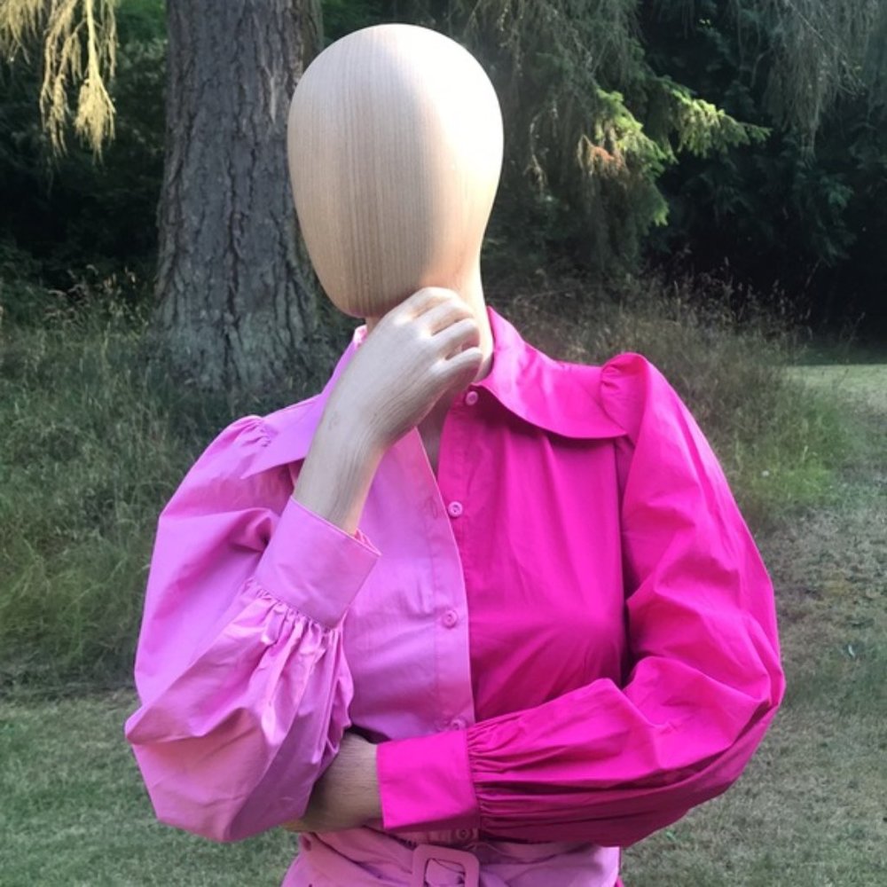 NEW Christopher John Rogers Target 2 Tone Pink Dress - Picture 3 of 13